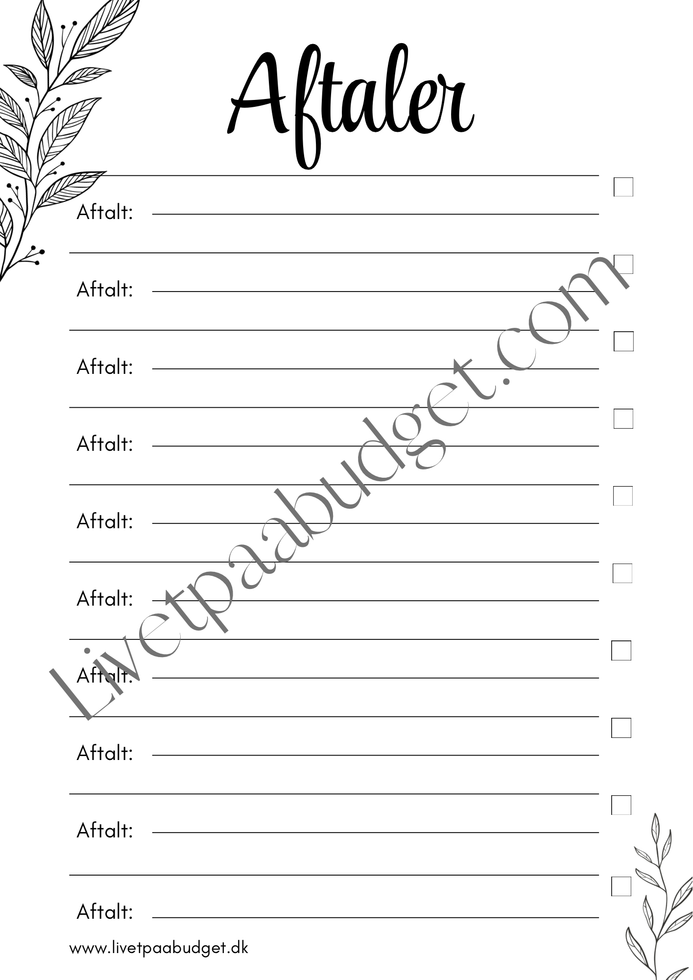 Aftaler
